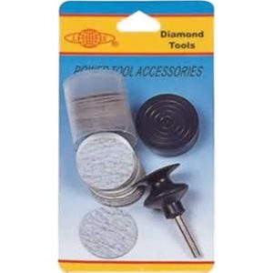 DMD ADHESIVE PAPER SANDING DISC+1MANDREL 20PPP~LX-04022