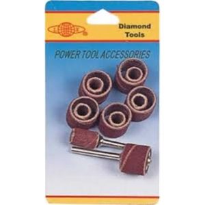 DMD 1/4"&1/2"SANDING BAND+2RUBBER HOLDER 12PPP~LX-04027