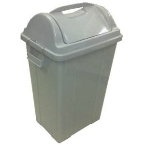 DOME SWING HOOD PLASTIC BIN C/W CLIPS 45L PP45ST