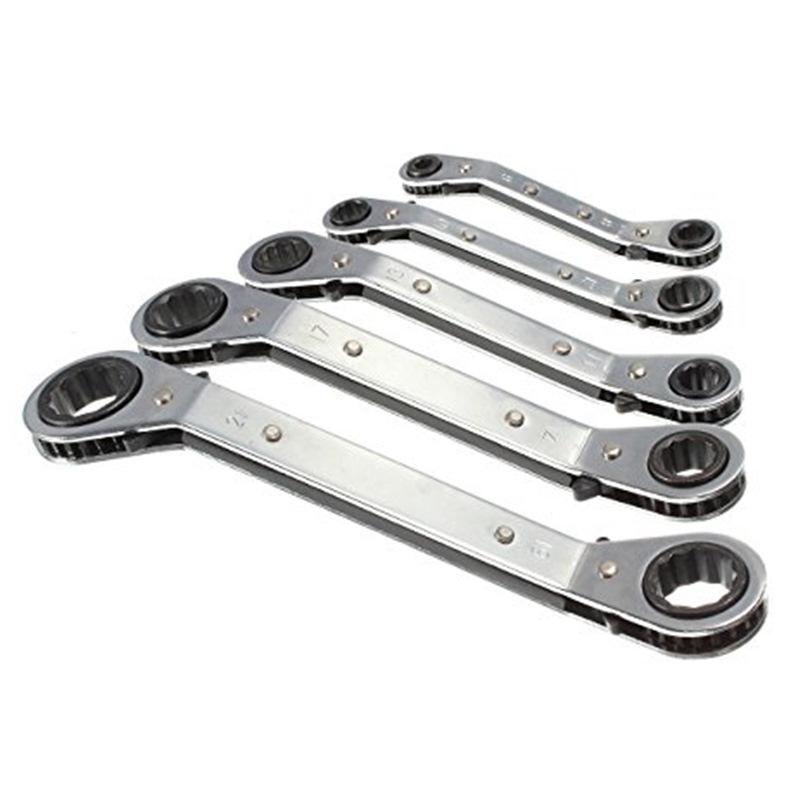 DOUBLE ACE OFFSET RATCHET RING WRENCH