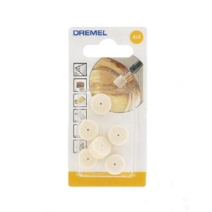 DREMEL FELT POLISHING WHEEL 13MM (414) 6PPP