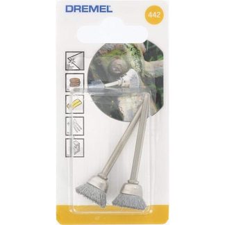 DREMEL CARBON STEEL BRUSH 13MM (442) 3PPP