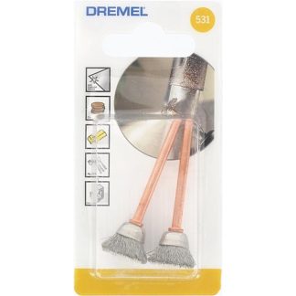DREMEL STAINLESS STEEL BRUSH 13MM (531) 2PPP