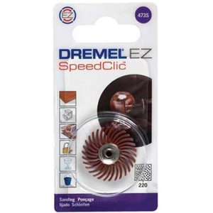 DREMEL SPEEDCLIC DETAIL ABRASIVE BRUSH 25MM #220 (SC473S) PC