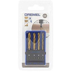 DREMEL PRECISION WOOD DRILL BIT SET 3.0MM TO 6.0MM (636)