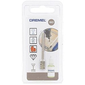 DREMEL GLASS DRILL BIT 6.4MM (663) PC