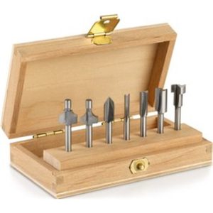 DREMEL MULTI PURPOSE ROUNTER BIT SET 7PC/SET (660)