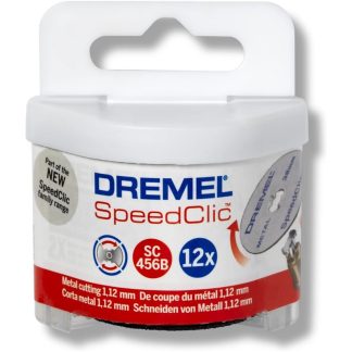 DREMEL EZ LOCK SYSTEM CUTOFF WHEELS (12) : METAL (456B)
