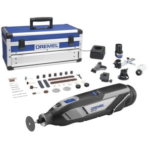 DREMEL 8240-5/65 12V CORDLESS C/W 5 ATTACHMENTS & 65 ACCESSORIES