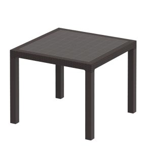 DURAMAX OUTDOOR CEDARRATTAN 4 SEATER DINING TABLE (BROWN) DM-XX084DW