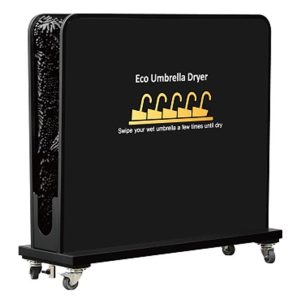 ECO 2 BLACK UMBRELLA DRYER 88(H) X 30(W) X 94CM(L) KOREA