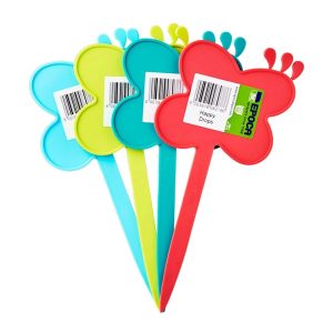 EPOCA HAPPY DROPS GARDEN DECORATION PLANT MARKER 4 COLOURS (ASSORTED) 8419A