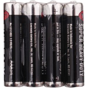 EVEREADY AAA BATTERY (BLACK) 4/PACK