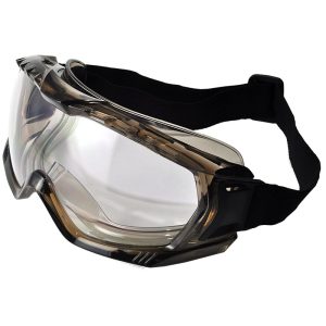 EVON HD SAFETY GOGGLE WIDE VISION W/STRAP G5012CL LEN [Z87+]