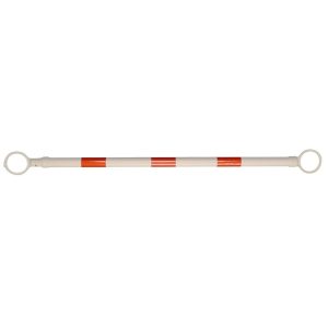 EXTENDABLE SAFETY CONE BAR, RED/WHITE, EXT TO 2.2M