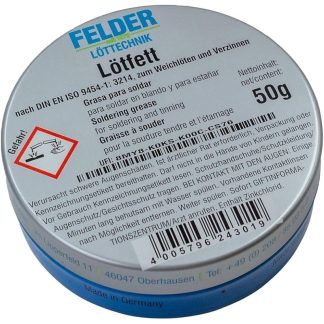 FELDER SOLDERING PASTE/GREASE 50GM GERMANY