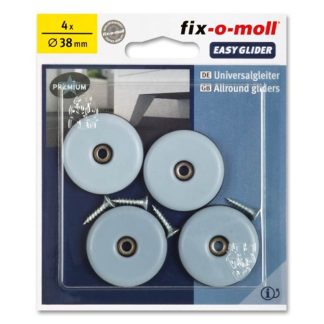 FIX-O-MOLL EASY GLIDER WITH SCREW SUPER GLIDE SURFACE 38MM - FM1023804