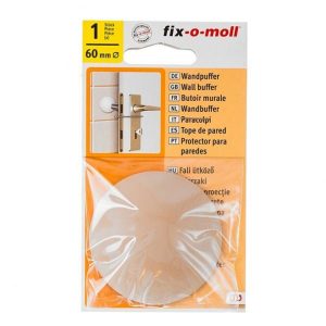 FIX-O-MOLL DOOR BUFFER SELF ADHESIVE FIX W/SCREW BEIGE 60MM - FM22601-06