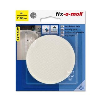 FIX-O-MOLL ANTI SLIP PAD ADHESIVE TRANS 80MM 6PCS - FM3562762