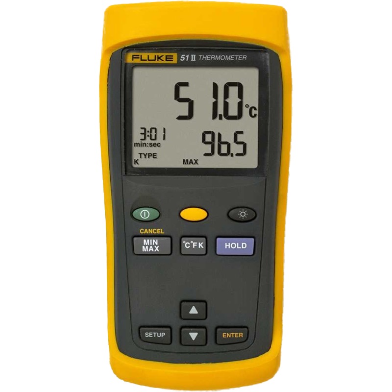 FLUKE SINGLE INPUT DIGITAL THERMOMETER 51-II
