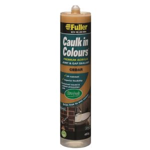 FULLER CAULK IN COLOURS ACRYLIC SEALANT 450G