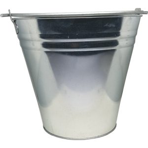GALVANIZED METAL BUCKET 11"