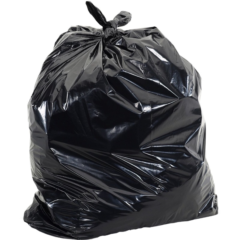 GARBAGE BAG BLACK 30"X39"X0.02MM - 100PPP