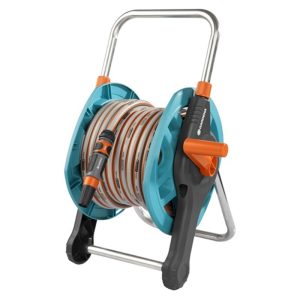 GARDENA FOLDABLE HOSE REEL WITH 20M HOSE & FITTING G2691