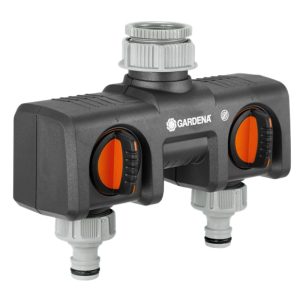 GARDENA TWIN TAP CONNECTOR 21MM,G1/2" G938