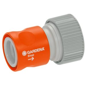 GARDENA PROFI MAXI-FLOW WATER STOP CONNECTOR 19MM,3/4" G2814