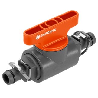 GARDENA MICRODRIP SHUT OFF VALVE 4.6MM (3/16") 2PPP G8357