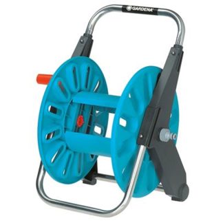GARDENA HOSE REEL 50 & STAND G2600 WITHOUT FITTING