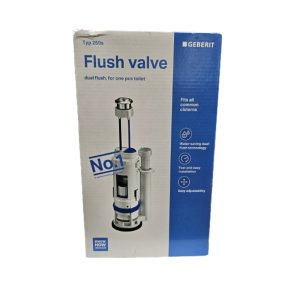 GEBERIT TYPE 250S-1 FLUSH VALVE FOR ONE PCS TOILET W/O LID ATTACHMENT