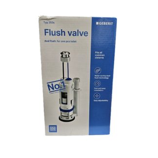 GEBERIT TYPE 250S-1 FLUSH VALVE FOR ONE PCS TOILET W/O LID ATTACHMENT