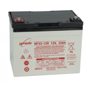 GENESIS LEAD ACID BATTERY NP33-12 ( 12V - 33.0AH) 197LX131WX158H (MM)