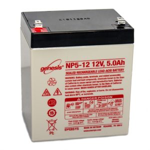 GENESIS LEAD ACID BATTERY NP5-12 ( 12V - 5.0AH) 90LX70WX107H (MM)