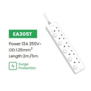 GONEO 5W EXTENSION CORD 5M W/SURGE PROTECTION – EA305T-50