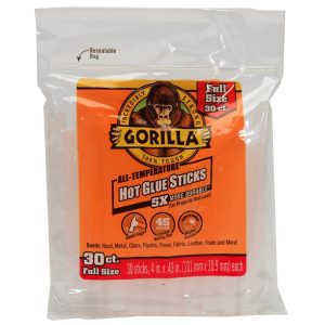 GORILLA HOT GLUE STICK 4" FULL SIZE 30CT [3033002]
