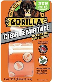 GORILLA CLEAR REPAIR TAPE 1.5"X5YD [6015002]