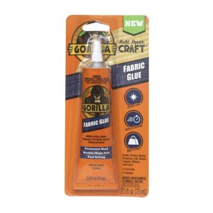 GORILLA FABRIC GLUE CRYSTAL CLEAR 2.5OZ [8025501]
