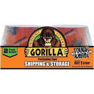 GORILLA PACKAGING TAPE 2.83"X30YD REFILL (2PCS) [6030402]