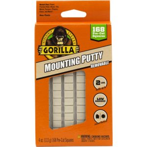 GORILLA MOUNTING PUTTY 168PCS/PKT [109100]