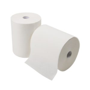 HAND ROLL TOWEL 1PLY (RECYCLED PULP) 180MTR – 12ROLL/CTN