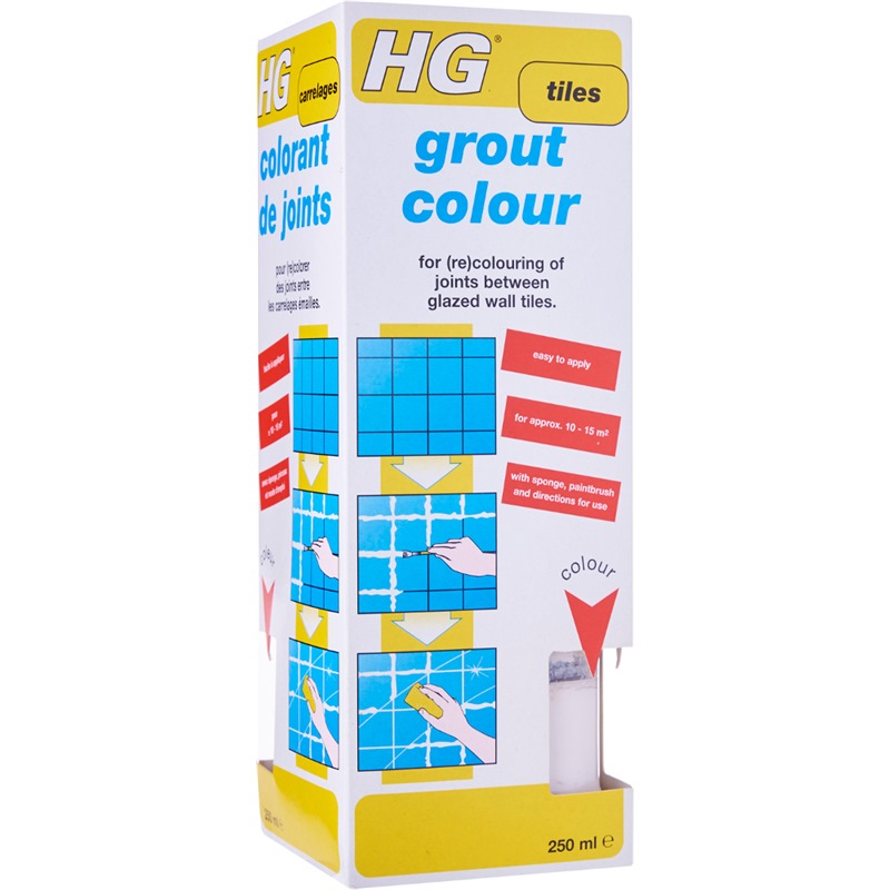 HG GROUT COLOUR WHITE 250ML - HG240
