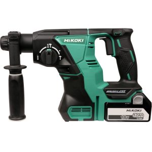 HIKOKI 18V 2X5.0AH LI-ION 26MM (1") BRUSHLESS ROTARY DRILL, DH18DBL