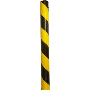 HORME HALF ROUND CORNER PROTECTOR SL9204- BLACK/YELLOW 1 METRE