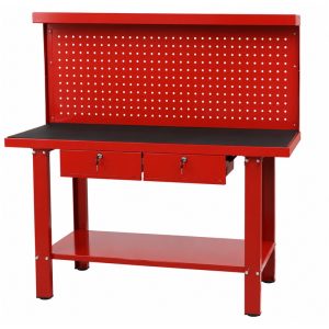 HORME® HD METAL WORK BENCH WITH TOOL HANGING PANEL TSC5911J