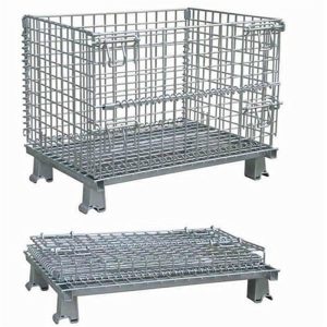 HORME® COLLAPSIBLE GALVANIZED WIRE CONTAINER 1000*800*840H, CAP.1000KG