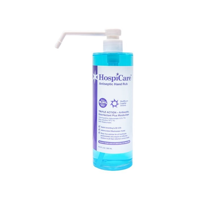 HOSPICARE ANTISEPTIC HAND RUB 500ML