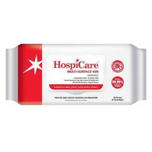 HOSPICARE MULTI-SURFACE 60R WIPES 60'S